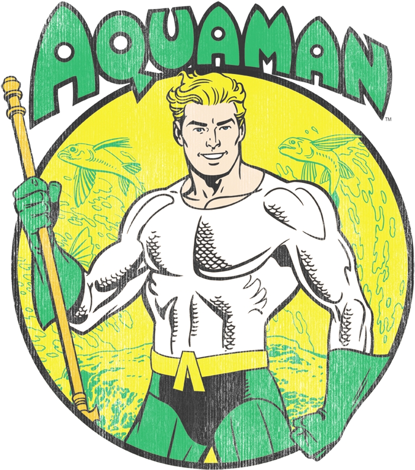 Download Classic Aquaman Comic Art | Wallpapers.com