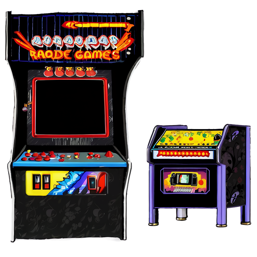 Classic Arcade Games Png Oik PNG