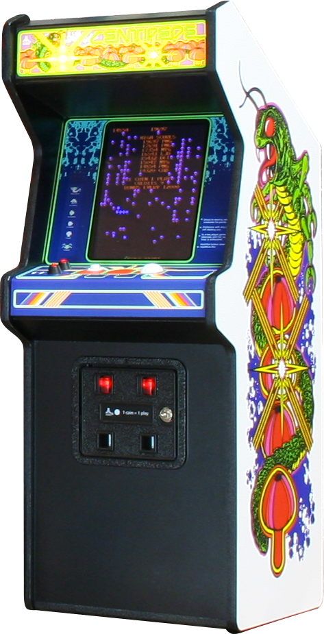 Download Classic Arcade Machine Centipede Gameplay | Wallpapers.com