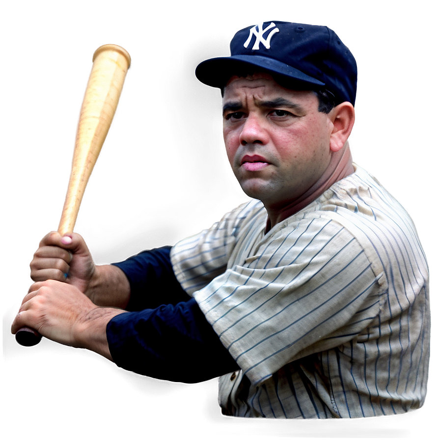 Classic Babe Ruth Yankees Png 06242024 PNG