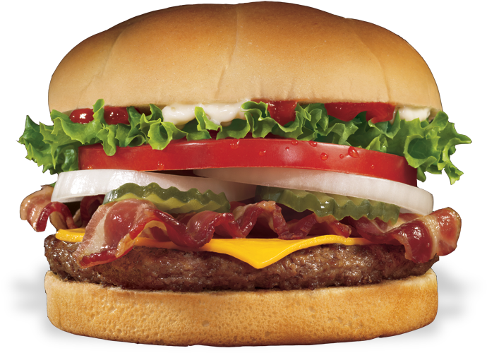 Classic Bacon Cheeseburger PNG