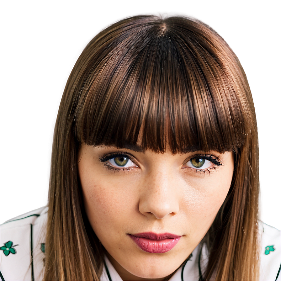 Download Classic Bangs Look Png 82 