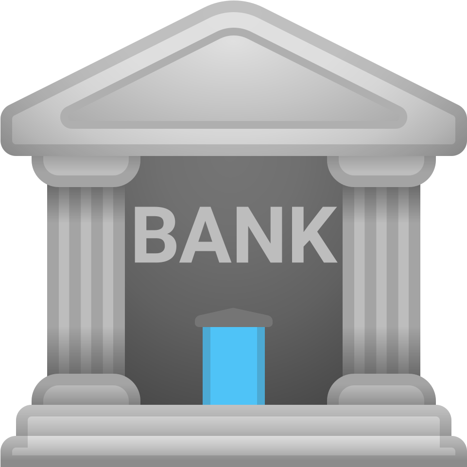 Download Classic Bank Building Icon | Wallpapers.com