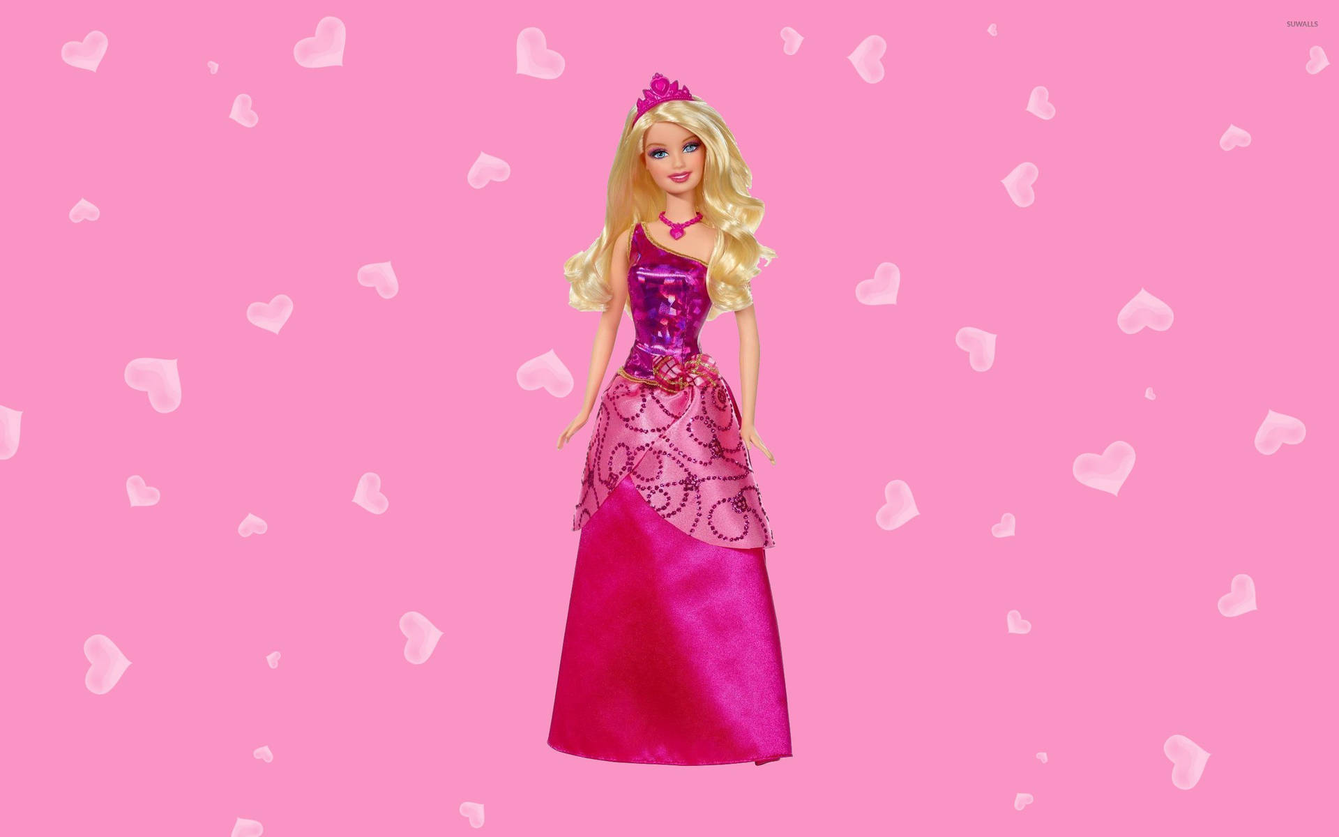 Classic Barbie Doll In Pink Dress