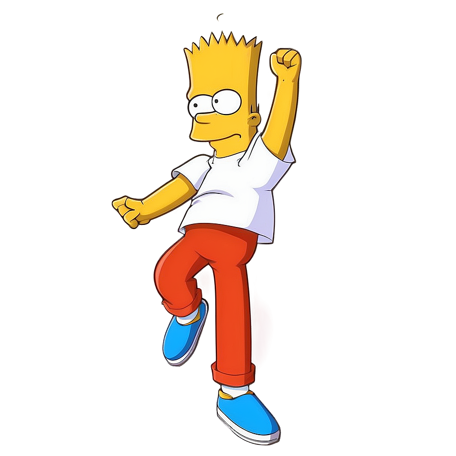 Download Classic Bart Simpson Pose Png 47 | Wallpapers.com