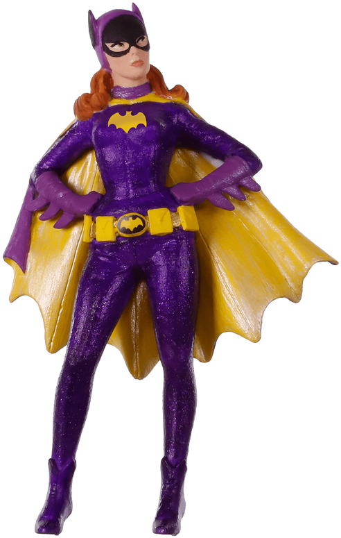 Classic Batgirl Figure Pose PNG