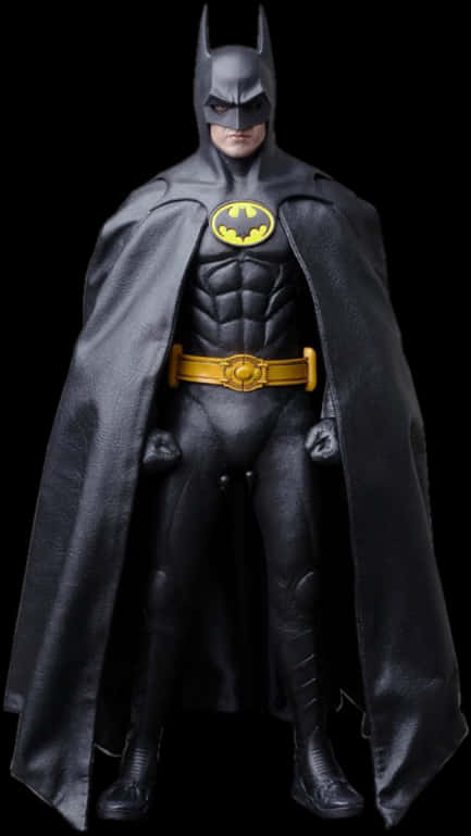 Classic Batman Figure Standing PNG