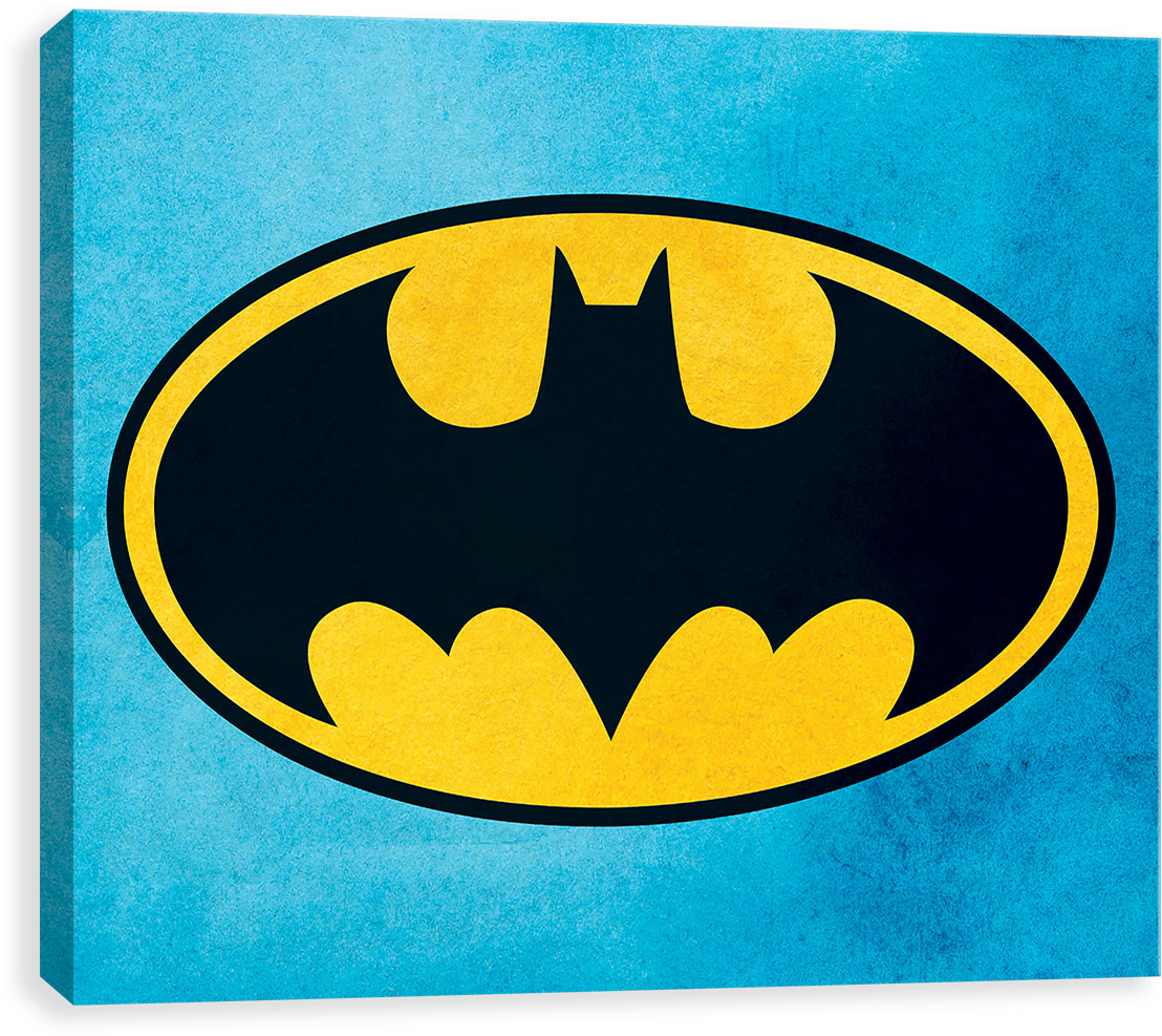 Classic Batman Logo Art PNG