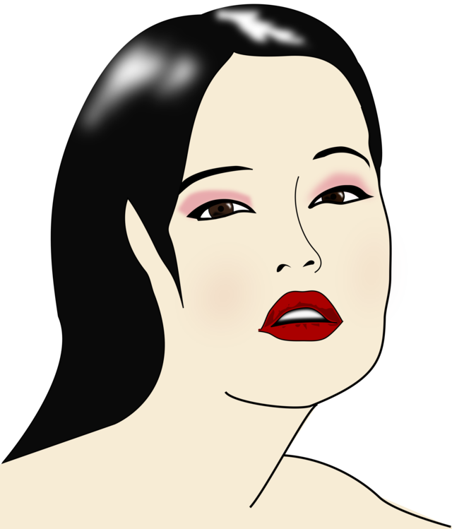 Classic Beauty Makeup Illustration PNG