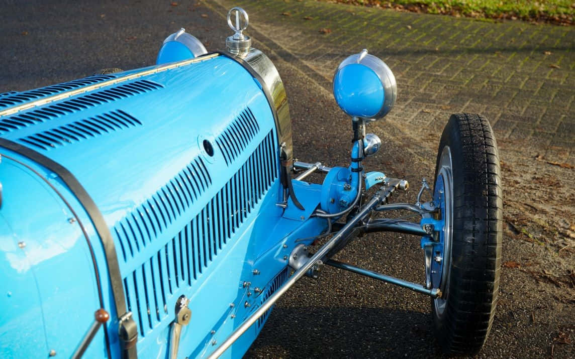 Klassisk Skjønnhet Avdekket I Bugatti Type 35 Bakgrunnsbildet