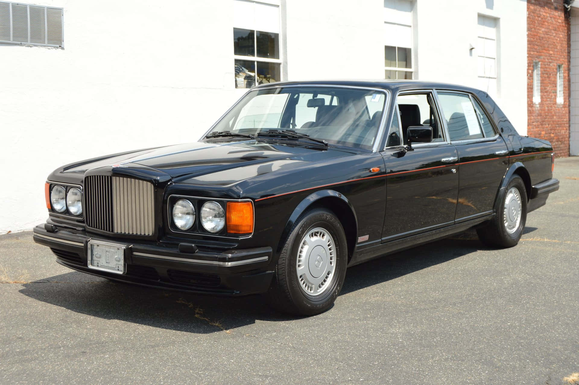 Klassieke Bentley Turbo R Exterieur Achtergrond