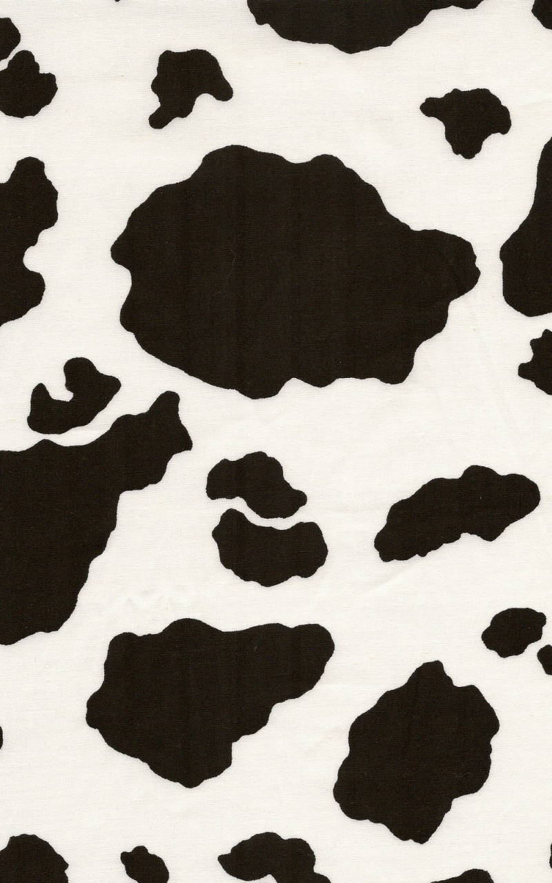 Classic Black And White Cow Pattern