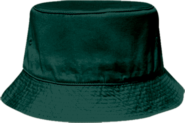Classic Black Bucket Hat PNG
