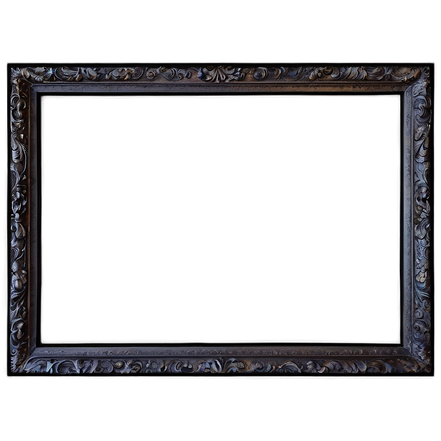 Classic Black Frame Png 05252024 PNG