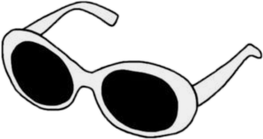 Classic Black Sunglasses Icon PNG