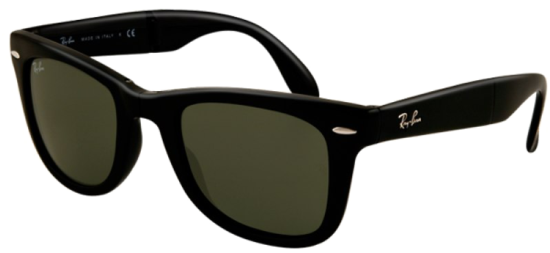 Classic Black Sunglasses Transparent Background PNG