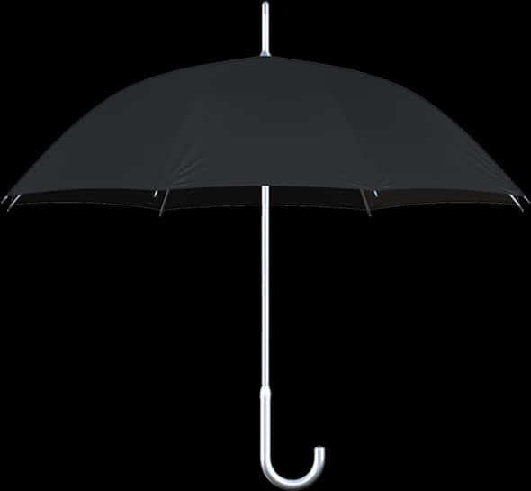 Classic Black Umbrella PNG