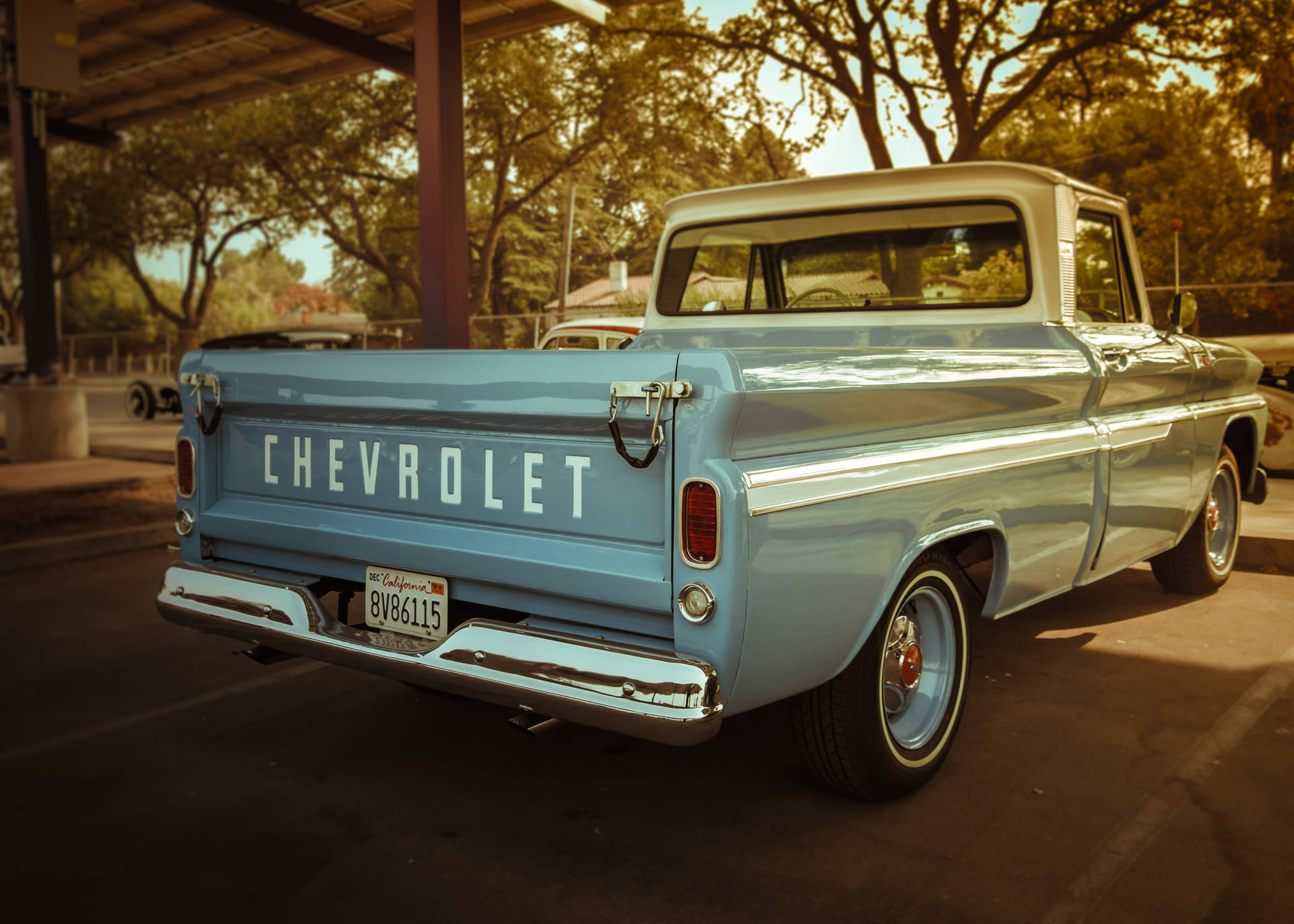 Classic Blue Chevrolet Truck