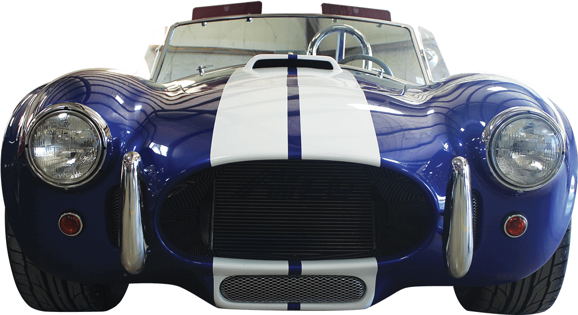 Classic Blue Cobra Roadster H D PNG