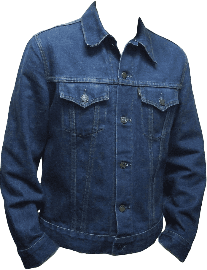 Classic Blue Denim Jacket PNG