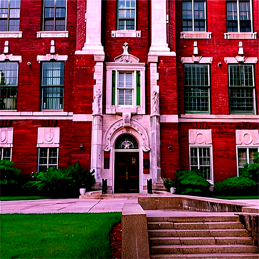 Classic Brown University Building Png 40 PNG