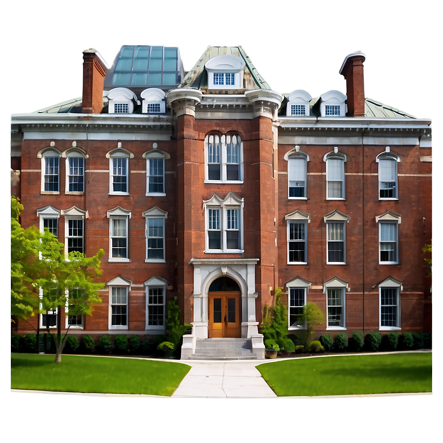 Classic Brown University Building Png Fnh PNG