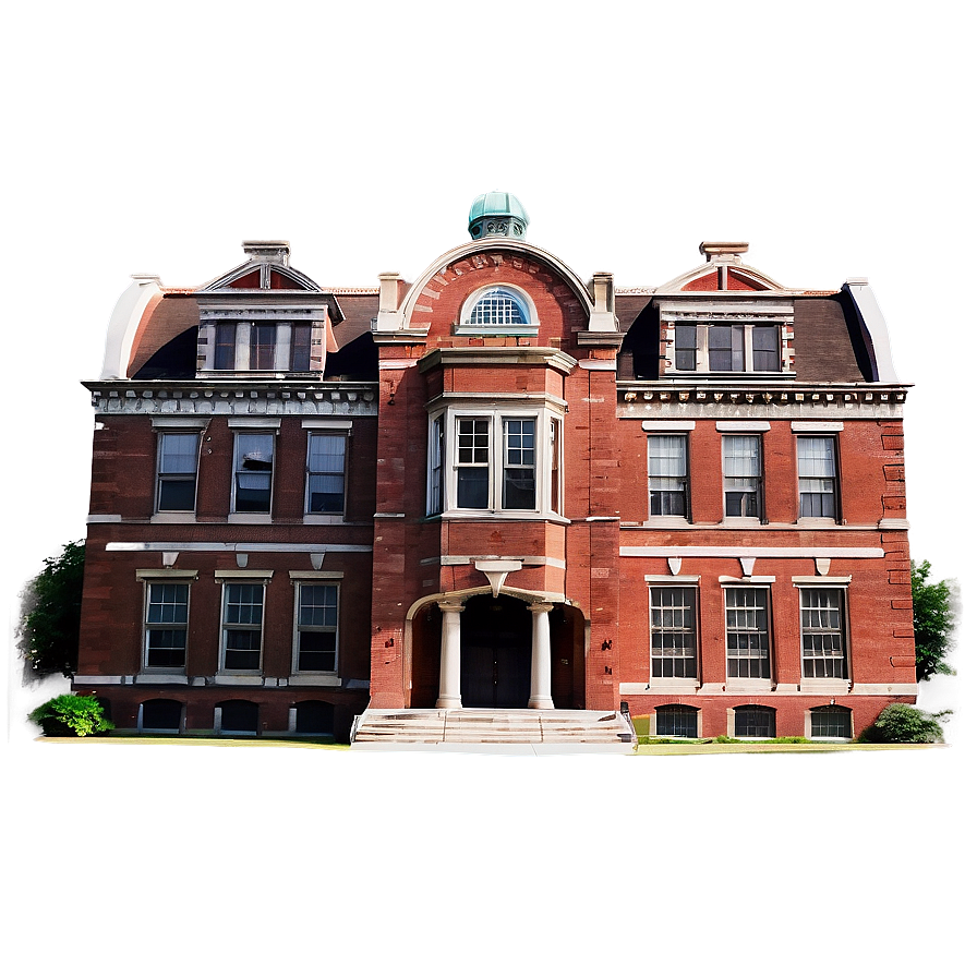 Classic Brown University Building Png Fqn PNG