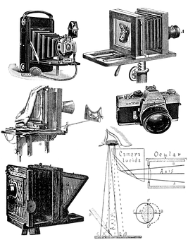 Classic Camera Collection PNG