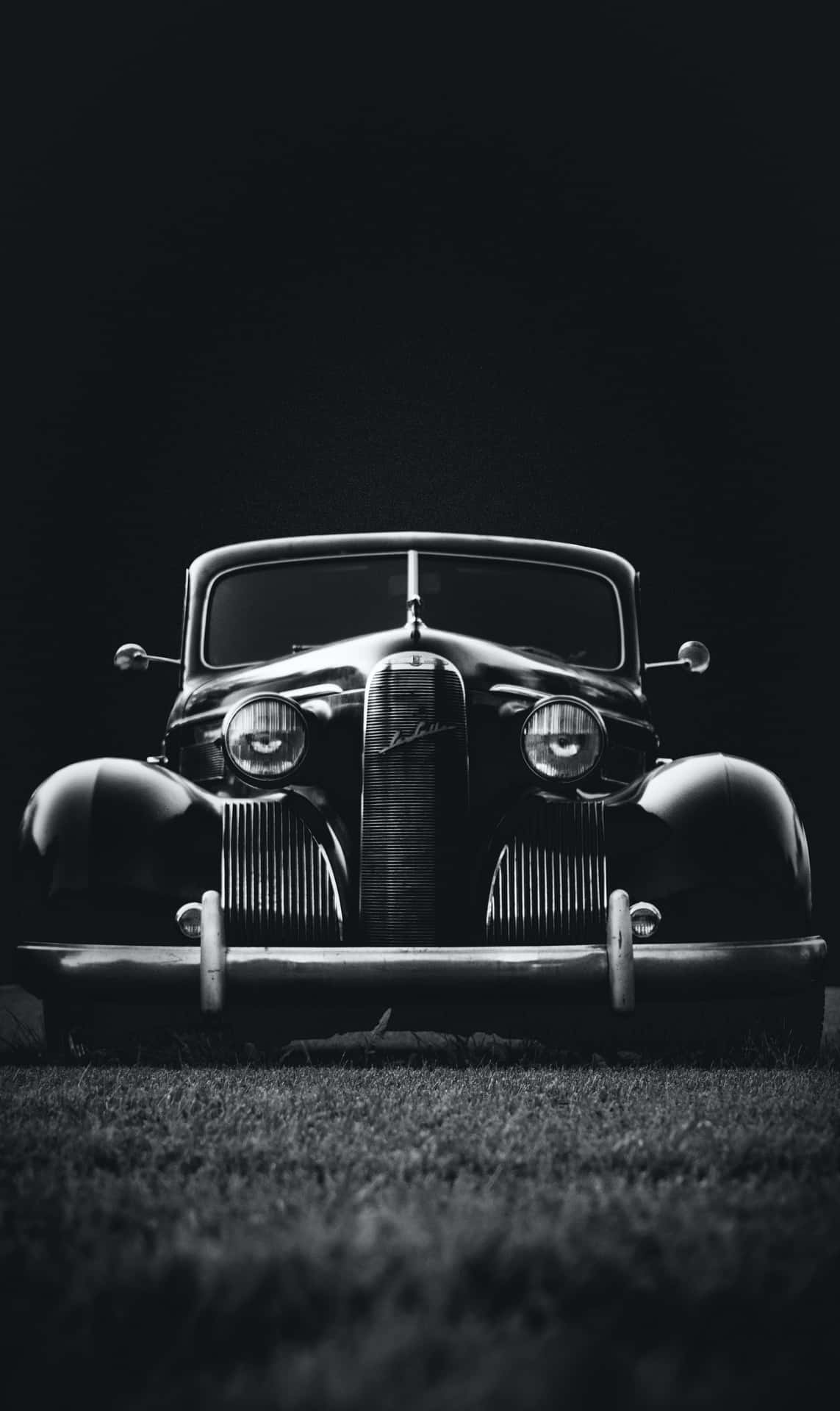 "Revving Up Your Smartphone: Classic Car Iphone" Wallpaper