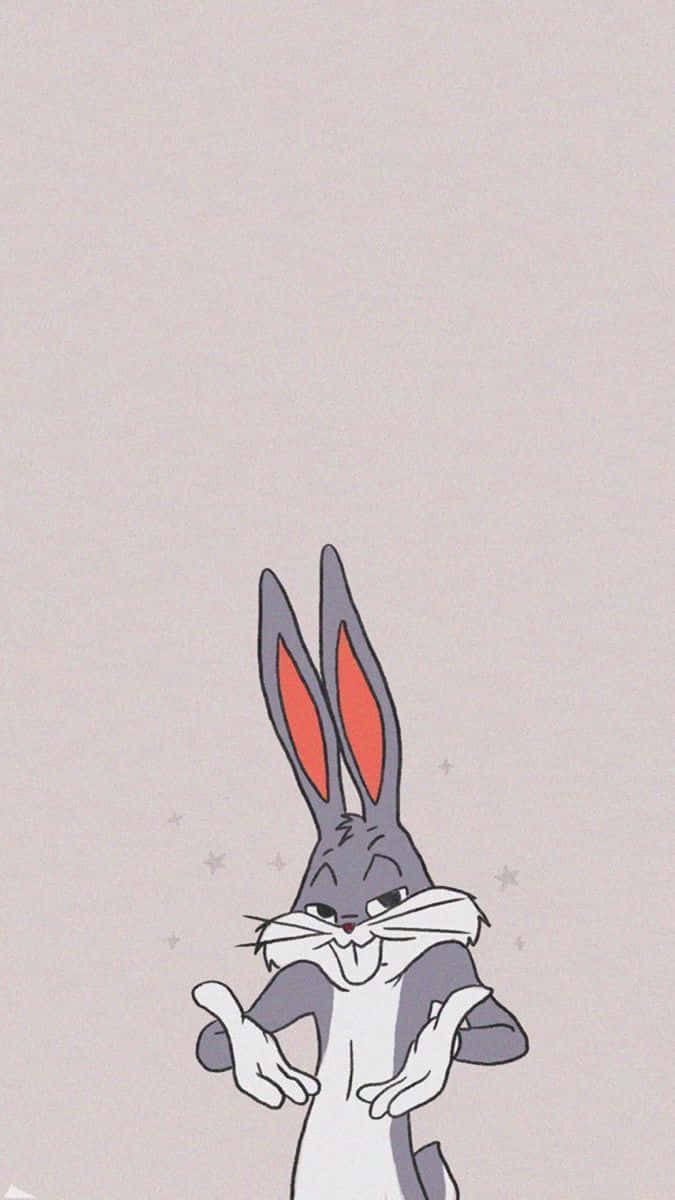Classic Cartoon Rabbit Smirk Wallpaper