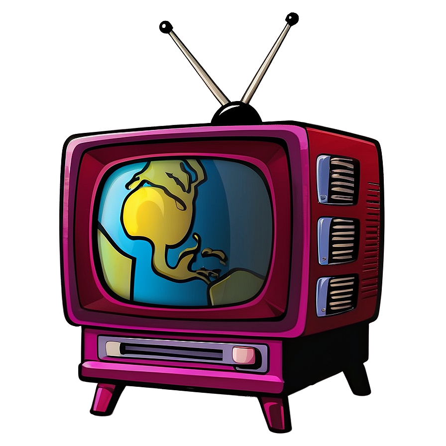 Classic Cartoon Tv Png Rhv9 PNG