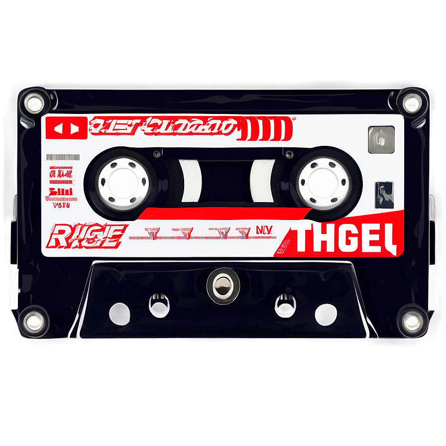 Classic Cassette Design Png 05252024 PNG