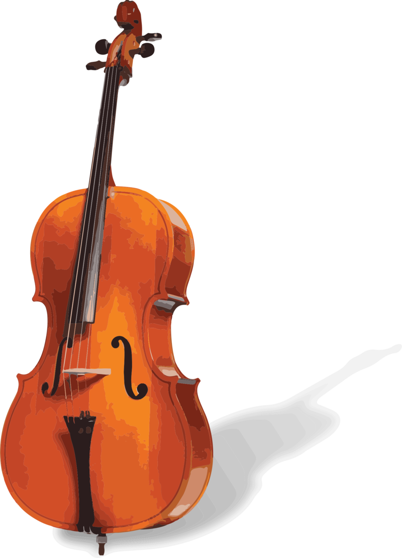 Classic Cello Artwork PNG