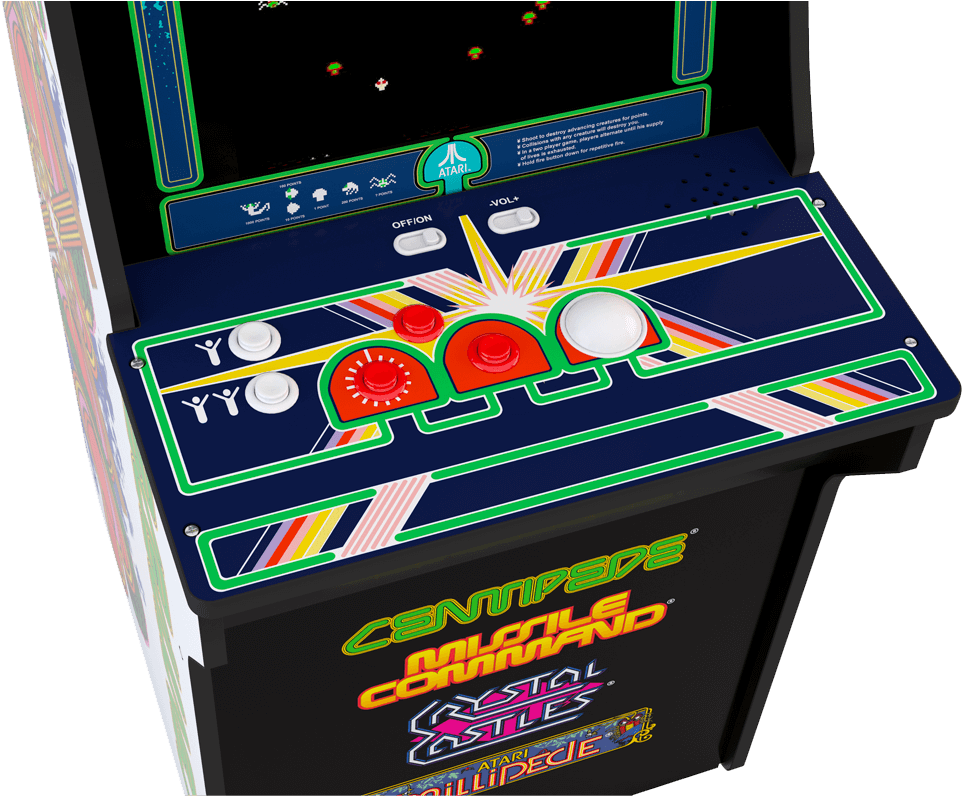 Classic Centipede Arcade Cabinet PNG