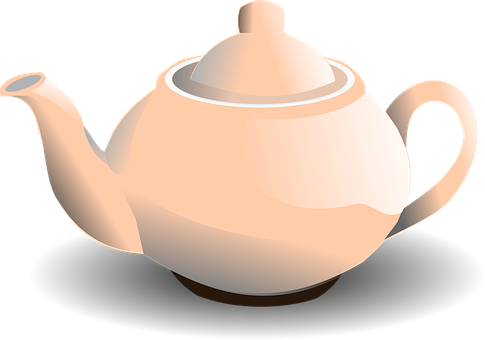 Classic Ceramic Teapot PNG