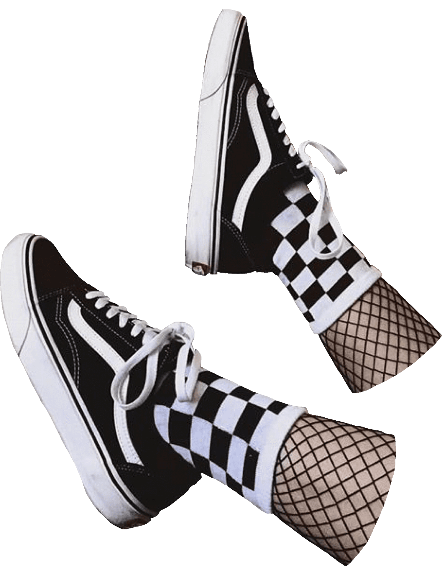 Download Classic Checkerboard Vans Sneakers | Wallpapers.com