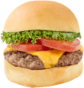 Classic Cheeseburger Delicious Fast Food PNG