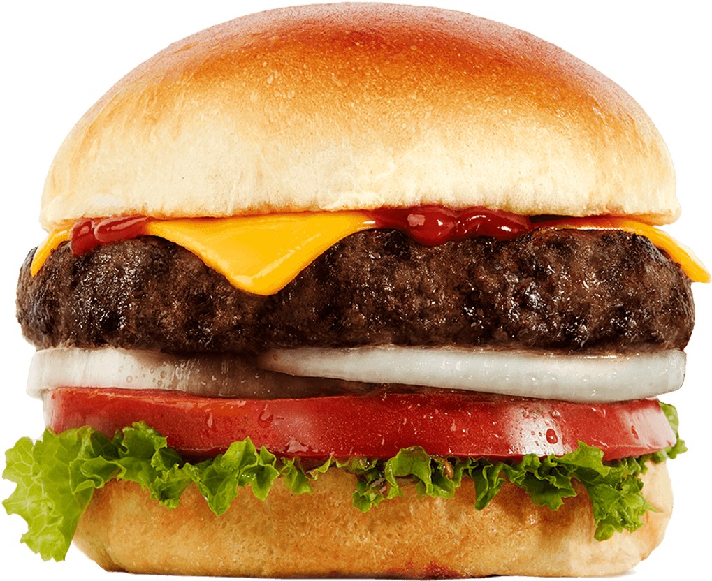 Classic Cheeseburger Deliciousness PNG