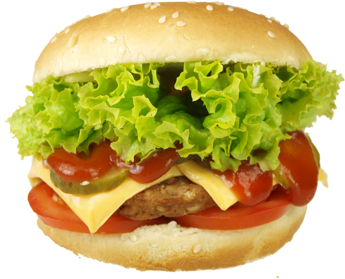Classic Cheeseburger Transparent Background.png PNG