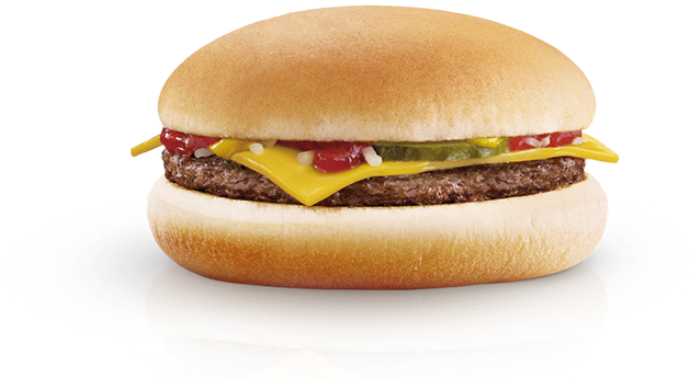 Classic Cheeseburger Transparent Background PNG