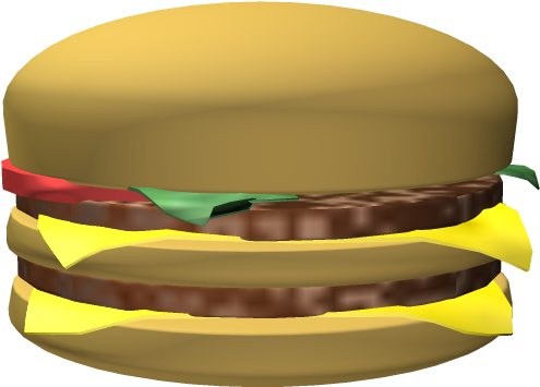 Classic Cheeseburger3 D Model PNG