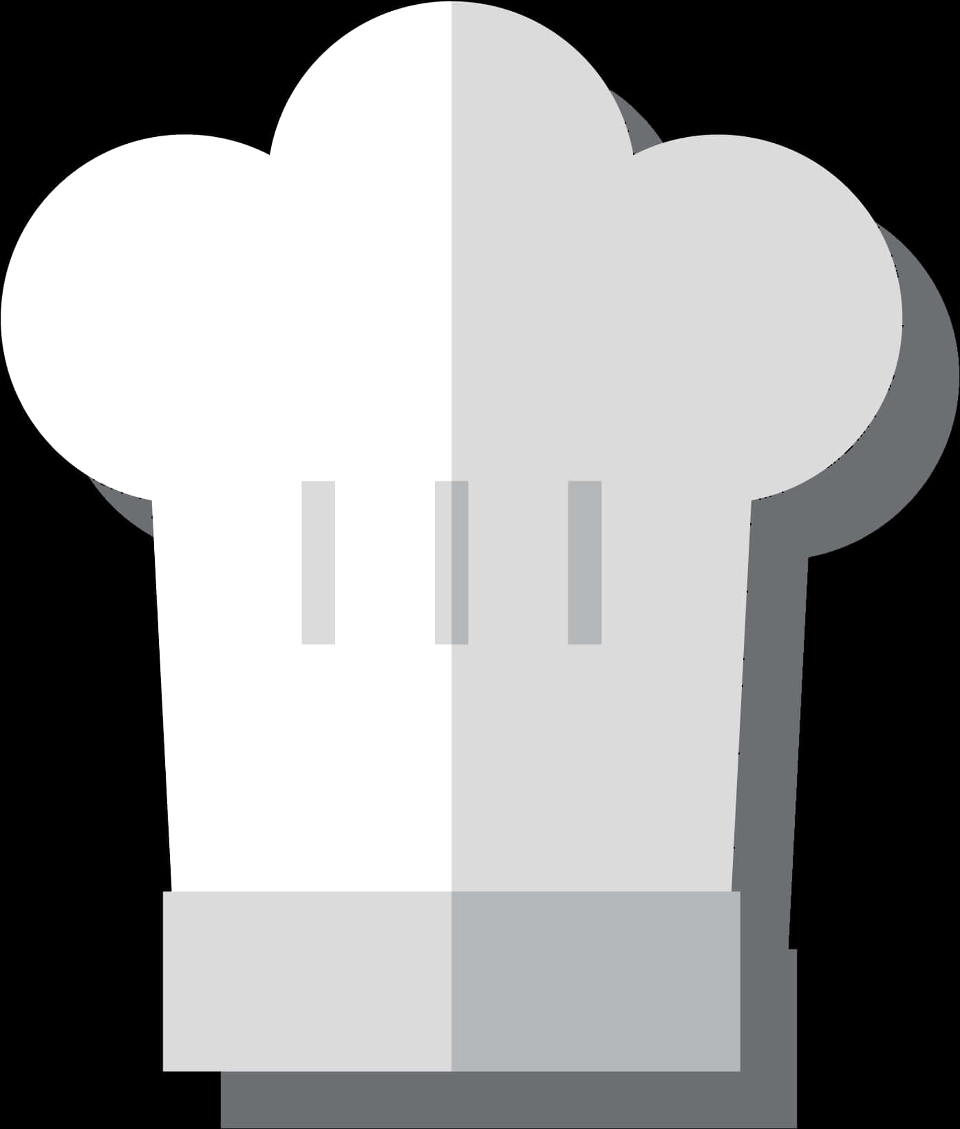 Classic Chef Hat Icon PNG