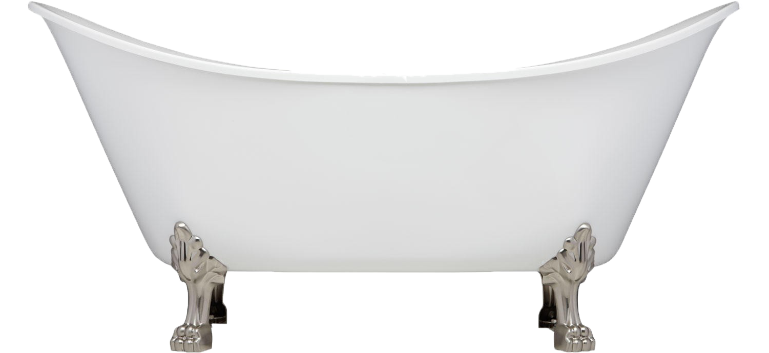 Classic Clawfoot Bathtub PNG