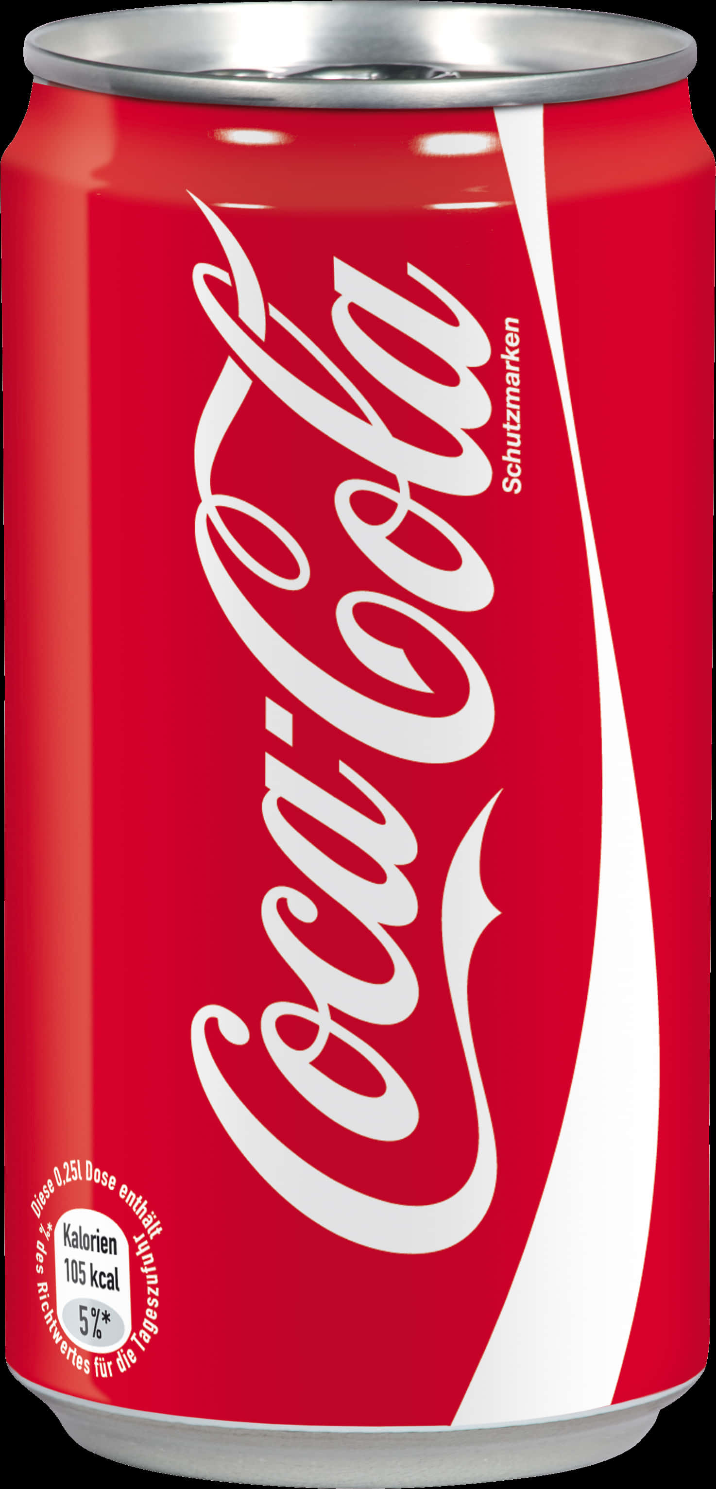 Classic Coca Cola Can PNG