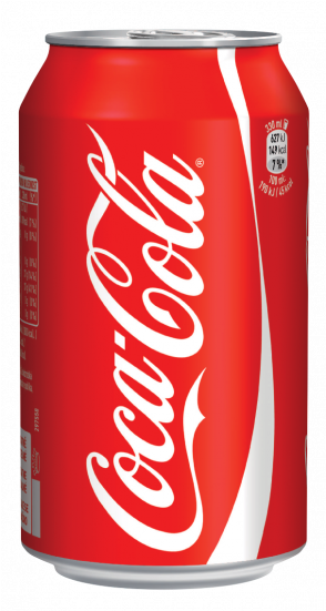 Classic Coca Cola Can PNG