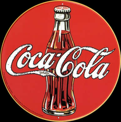 Classic Coca Cola Logoand Bottle PNG