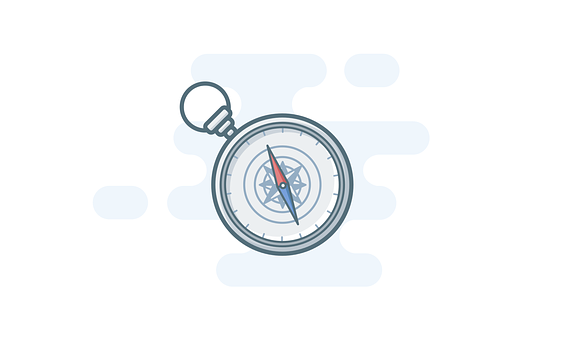 Classic Compass Illustration PNG