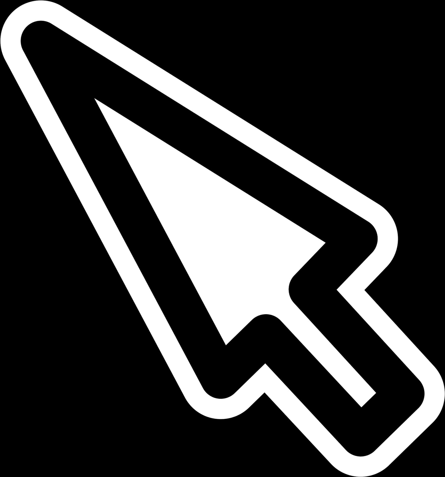 Classic Computer Mouse Cursor Icon PNG