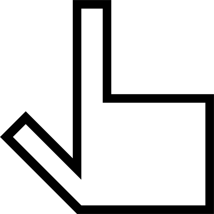 Classic Computer Mouse Pointer Icon PNG