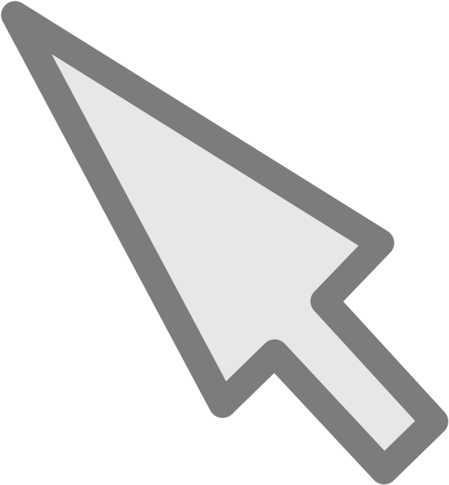 Classic Computer Mouse Pointer PNG